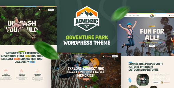 Advenzic – Adventure Park WordPress Theme
