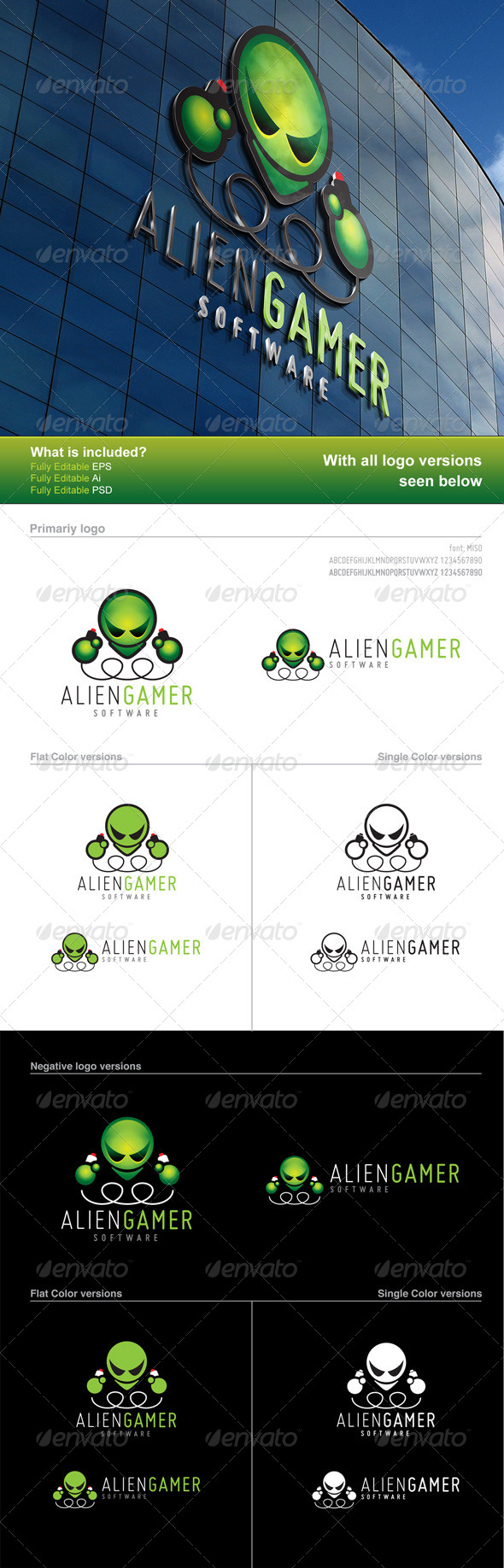 Alien Gamer Logo