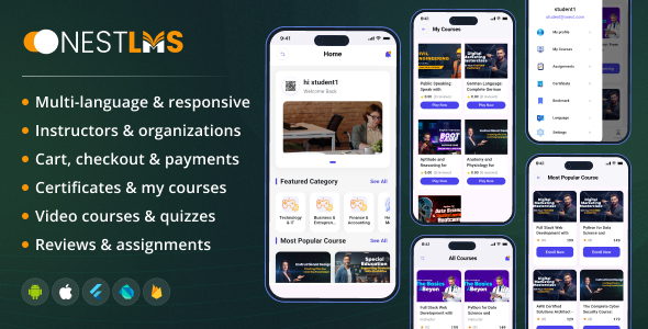 Onest LMS - Online Learning Management System Mobile App
