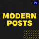 Modern Instagram Posts Mogrt - VideoHive Item for Sale