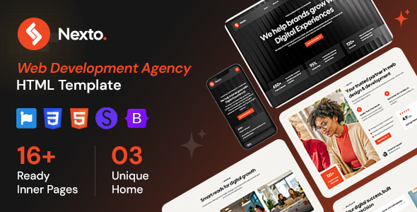 Nexto - Web Development Agency HTML Template