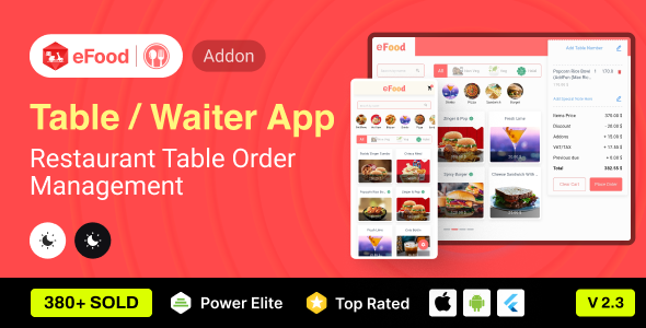 eFood - Table/Waiter App