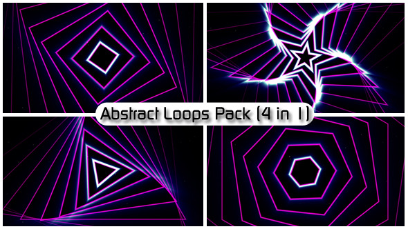 Abstract Loops Pack (4 in 1)