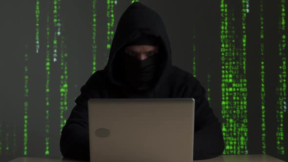 Hacker Internet Computer Crime Cyber Attack Network Security Programming Code Password Protection