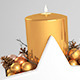 Christmas Candle Star - 3DOcean Item for Sale
