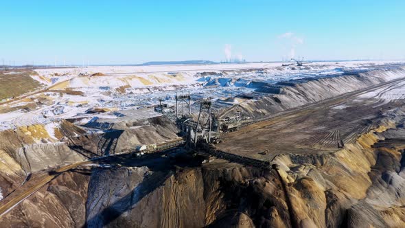 Lignite mining at Garzweiler, Grevenbroich, Germany