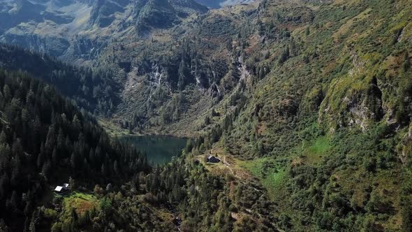 Aerial of Steirischer Bodensee, Austria