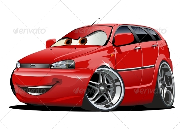 Vector Cartoon Car