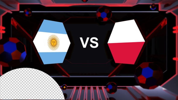 Argentina Vs Poland Football World Cup Qatar 2022 Vs Card Transition