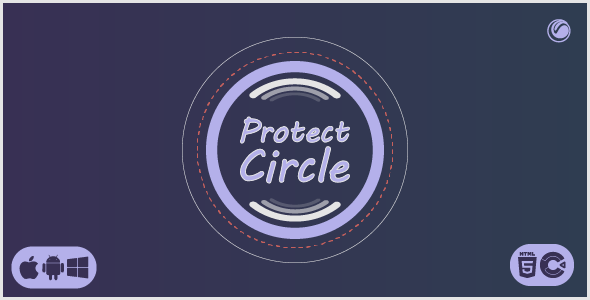 Protect Circle - HTML5 Game Template