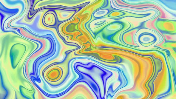 Smooth Shiny Wave Marble Liquid Animation Background