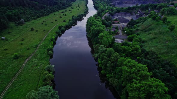 Large and Beautiful River