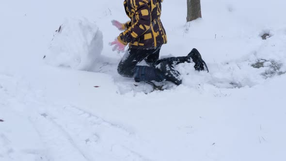 Snowy Fun During Winter