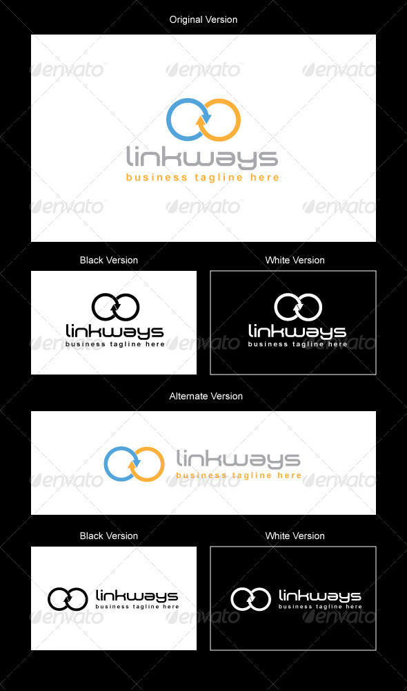 LinkWays Logo Design