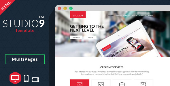 Studio9 - Multi-Purpose HTML5 Template