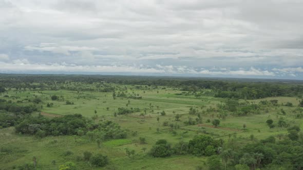 Aerial View of the Nature of Paraguay