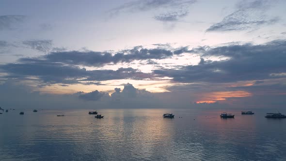 Boats At Sunset