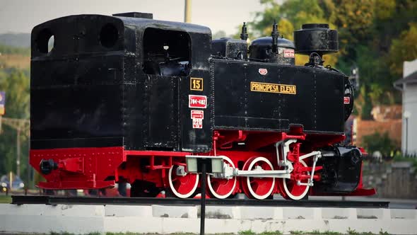 Steam locomotive made in Resita, Romania 1