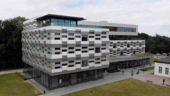 Aerial Shot of Modern Building