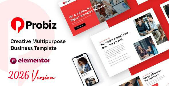 Probiz - Multipurpose Business and Corporate WordPress Theme