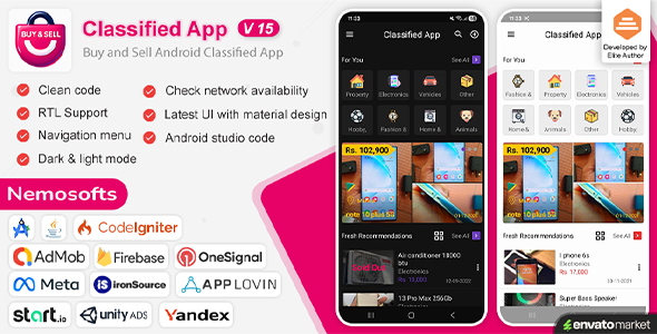 Buy and Sell Android Classified App