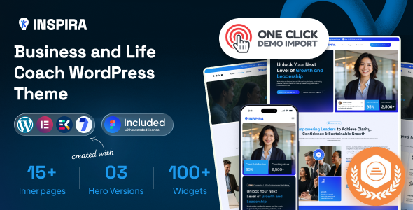 Inspira - Business and Life Coach WordPress Theme
