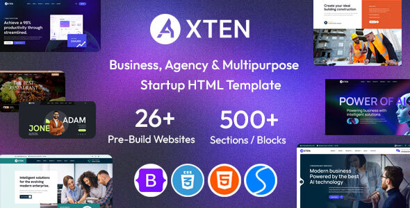 Axten – Business Consulting & Digital Agency HTML Template