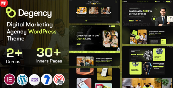 Degency - Digital Marketing Agency WordPress Theme