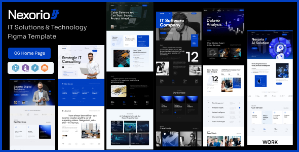 Nexorio IT Solutions & Technology Figma Template