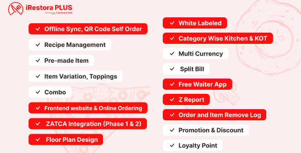 iRestora PLUS - Next Gen Restaurant POS