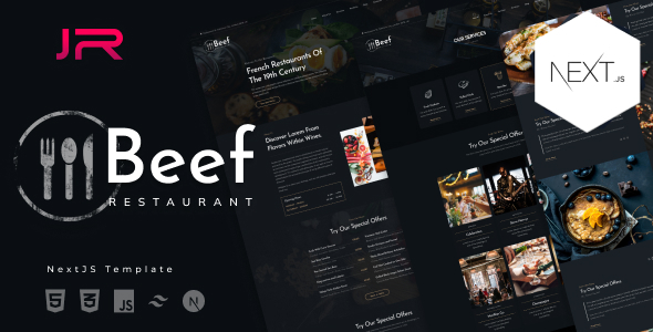 Beef - Restaurant React NextJS Template