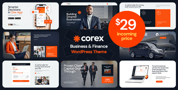 Corex - Finance & Business WordPress Theme