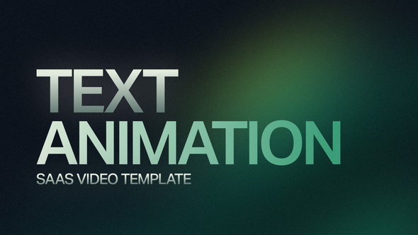 Modern SaaS Text Animation Video for Tech Startups