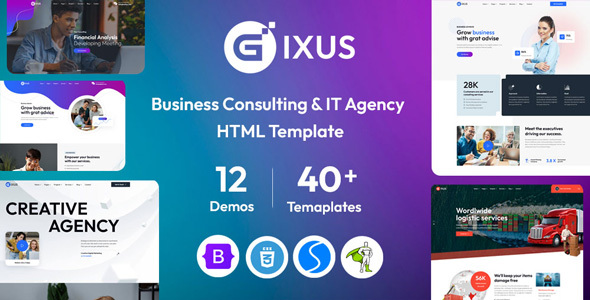 Gixus - Finance & Business HTML Template