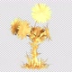 A Bouquet Of Golden Flowers - VideoHive Item for Sale