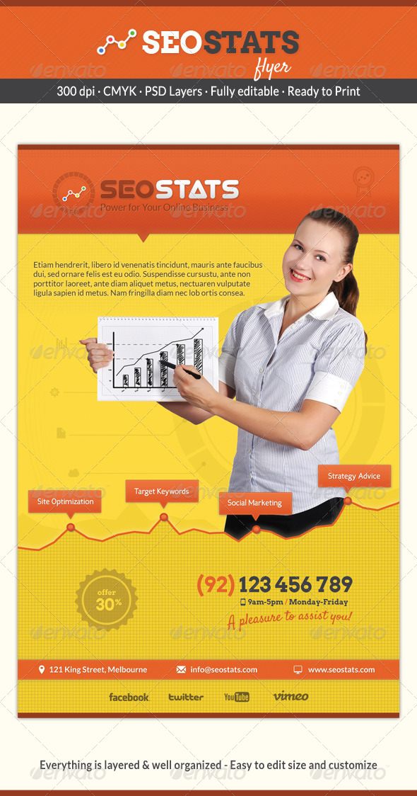 Seo Stats Flyer