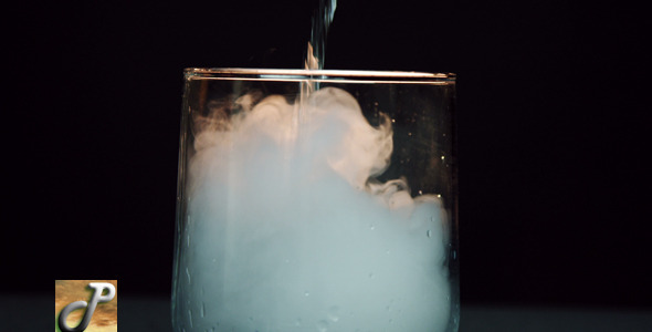 Water Poured Effect With Dry Ice