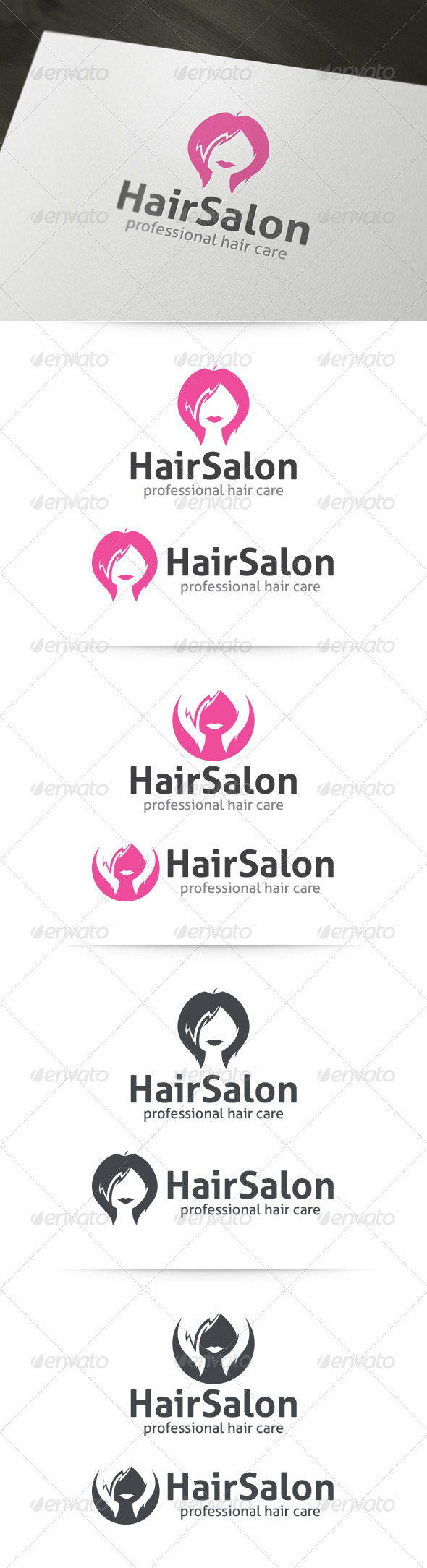 Hair Salon Logo Template