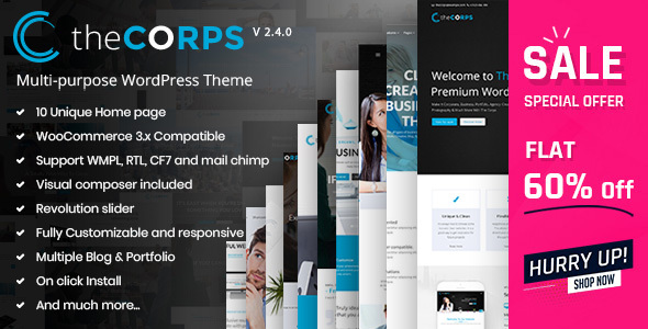 The Corps - Multi-Purpose WordPress Theme