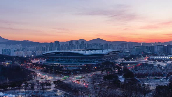 Time Lapse Traffic of Seoul City 