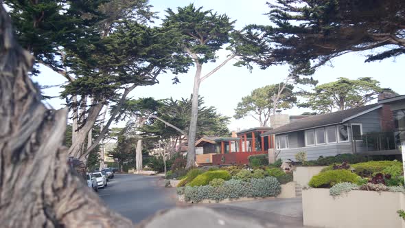 Suburban Street Residential District Houses or Homes California Architecture