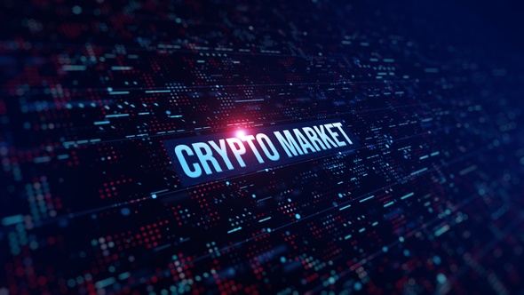 Crypto Market Digital Background