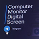 Computer Monitor Digital Screen | Telegram - VideoHive Item for Sale