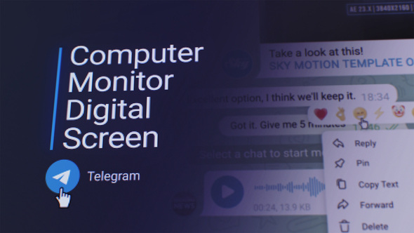 Computer Monitor Digital Screen | Telegram