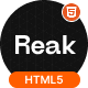 Reak - Creative Agency & Digital Agency HTML Template - ThemeForest Item for Sale