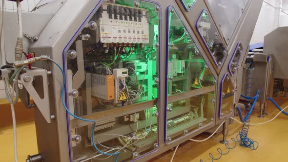 Thermo Box with Control Devices and Electronics of the Automatic Production Line