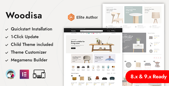Woodisa - Modern Furniture Store Prestashop Responsive Theme