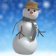 Cartoon Snow Man Walk Cycle - VideoHive Item for Sale