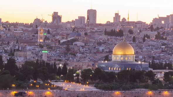 Jerusalem at Sunset