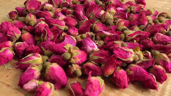 Flower tea from the petals of the tea rose.